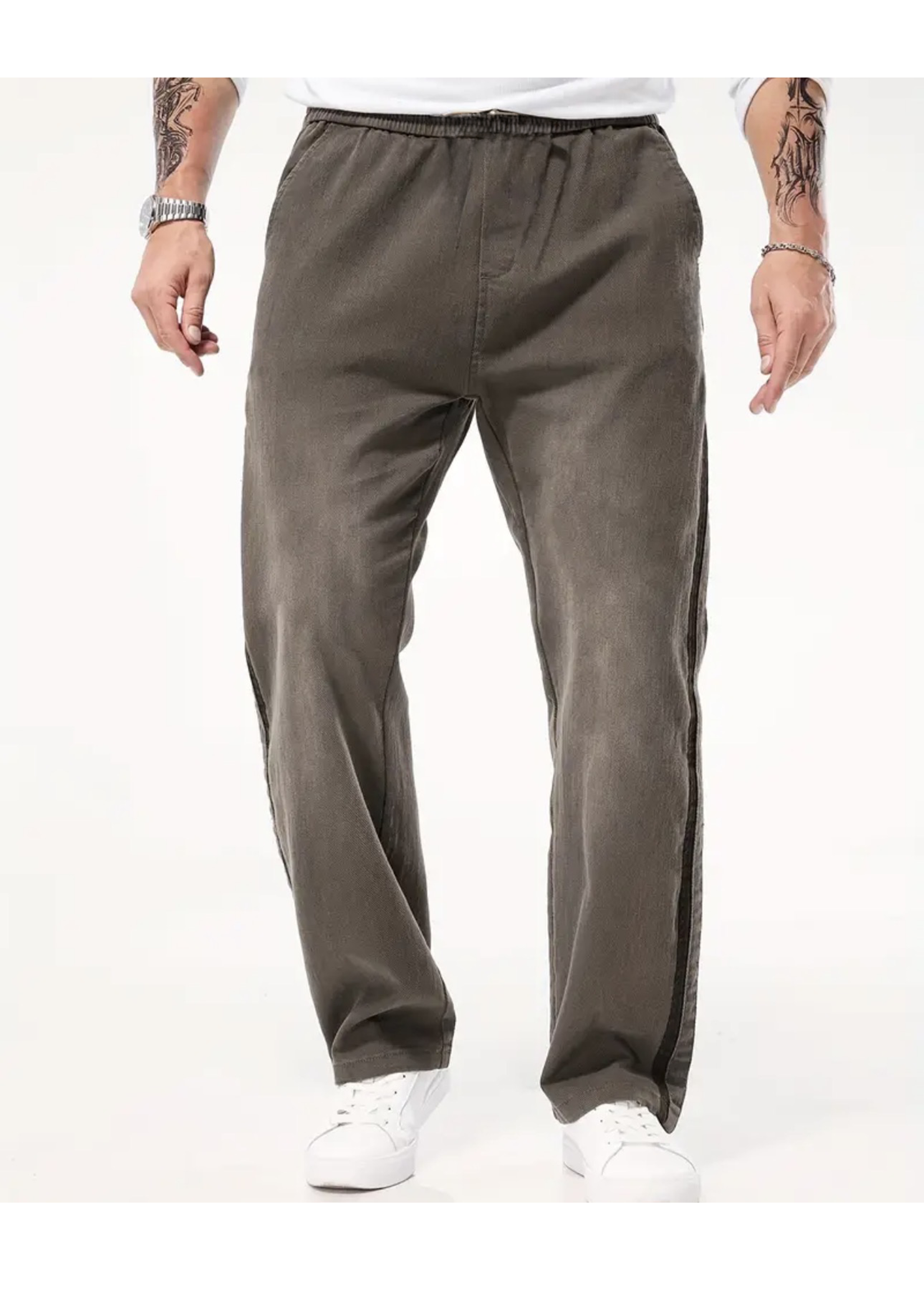 Brown washed pant